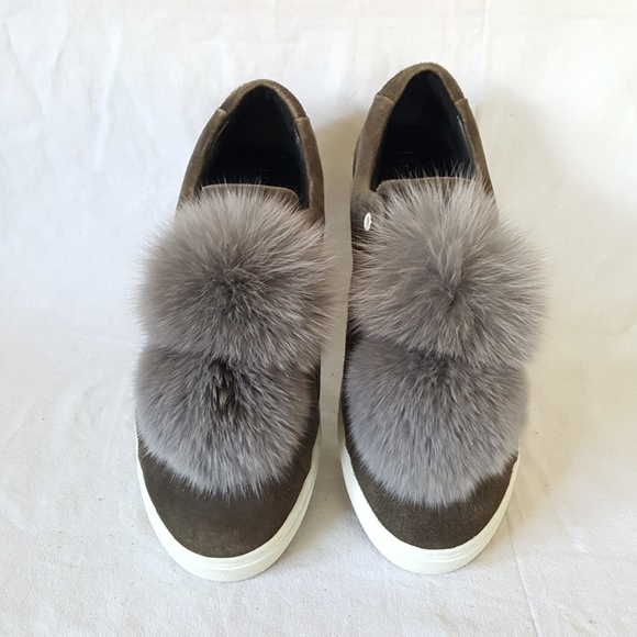 HERE / NOW GRAY SUEDE SNEAKERS WOME'S SIZE 39 - Picture 1 of 8